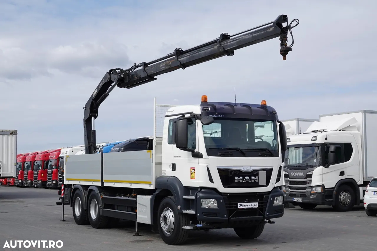 MAN TGS 26.320 / 6X4 / CUTIE 6.5 M + HDS HIAB 188 BS-3 / CAPACITATE MAX: 5000 KG / RADIO CONTROL / ROTATOR / EURO 6 - 4