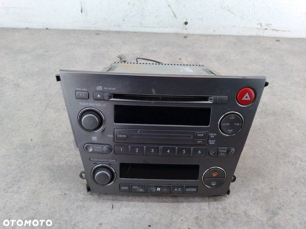 RADIO FABRYCZNE SUBARU OUTBACK III 86201AG430 Y37-1102-73 - 1