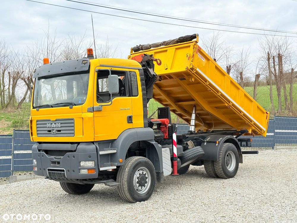 MAN * MAN TGA 18-410 * KIPER WYWROTKA * 4x4 * HDS Palfinger PK16500* Sprowadzony* Bardzo Dobry Stan * - 23