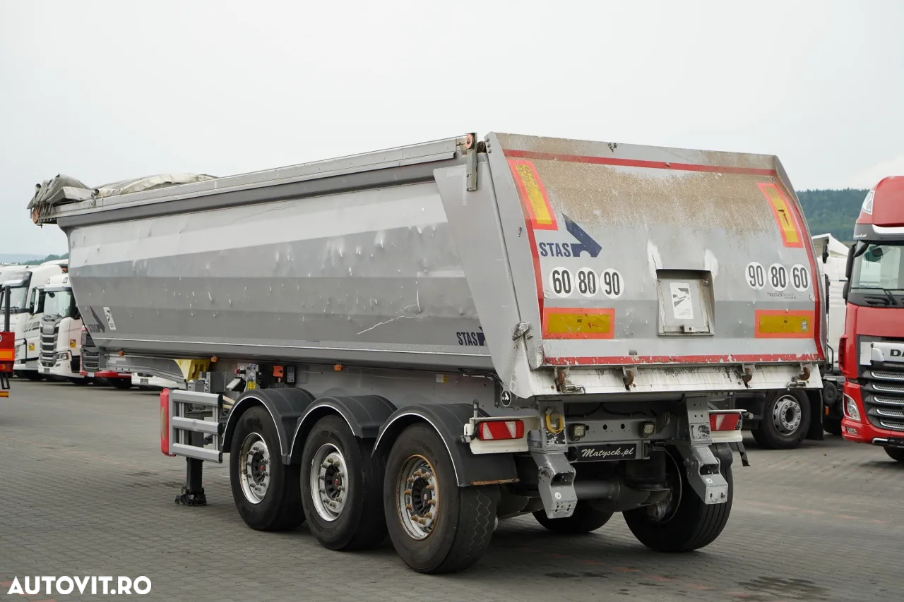 Stas BASCĂLĂTOR STAS / 26m3 / ALUMINIU / AXĂ RIDICATĂ / DIRECȚIE / AXE SAF - 5