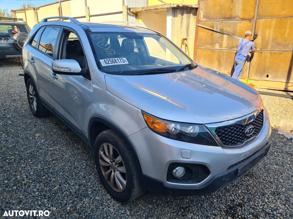Bara fata Kia Sorento II 2009 - 2015 GRI 3D (733) model cu spalatoare far LOVITA ... - 1