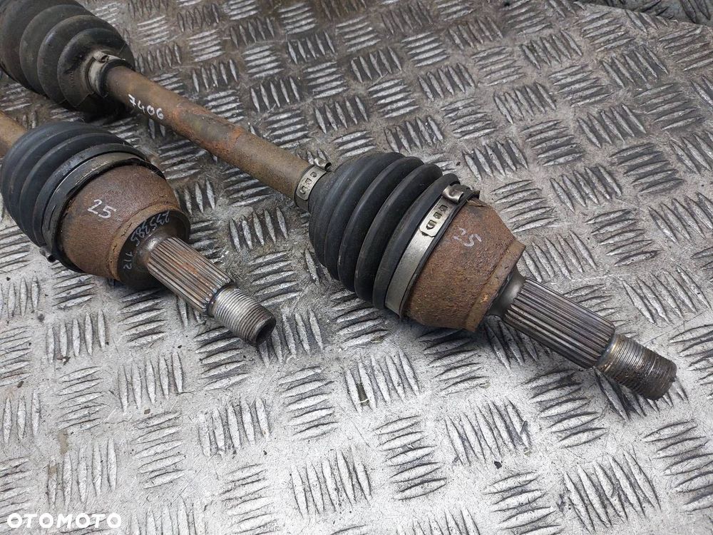 PÓŁOŚ LEWY PRZÓD + PRAWY PRZÓD 5B FORD FIESTA MK6 MK7 08-17 1.25 16V - 5