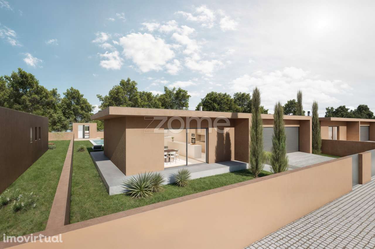 Moradia Térrea Individual com Piscina, em Briteiros, Guimarães - Grande imagem: 3/19