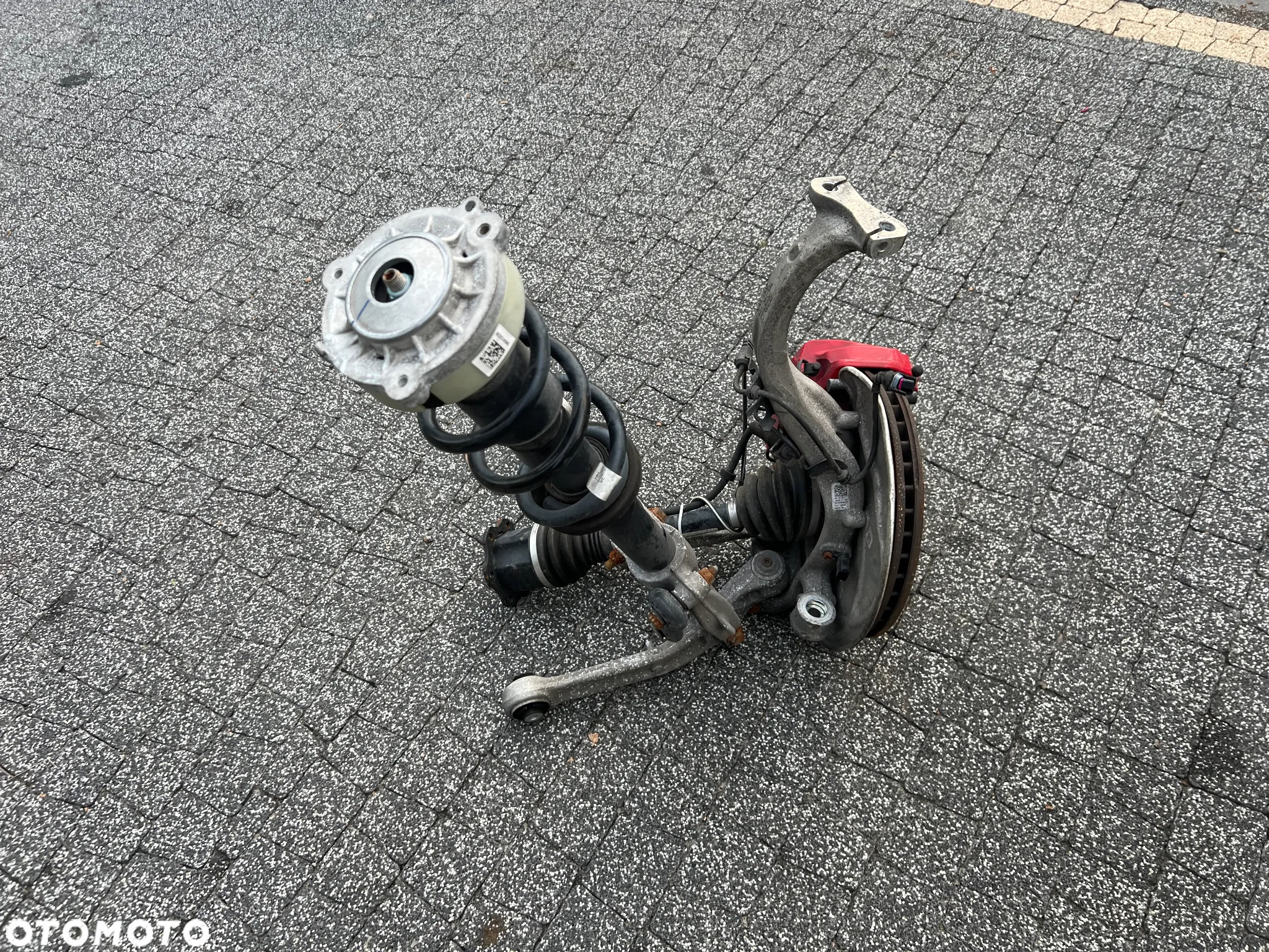 ZWROTNICA LEWA WAHACZ AMORTYZATOR AUDI A4 B9 A5 8W lift S LINE 8W0407559 - 5