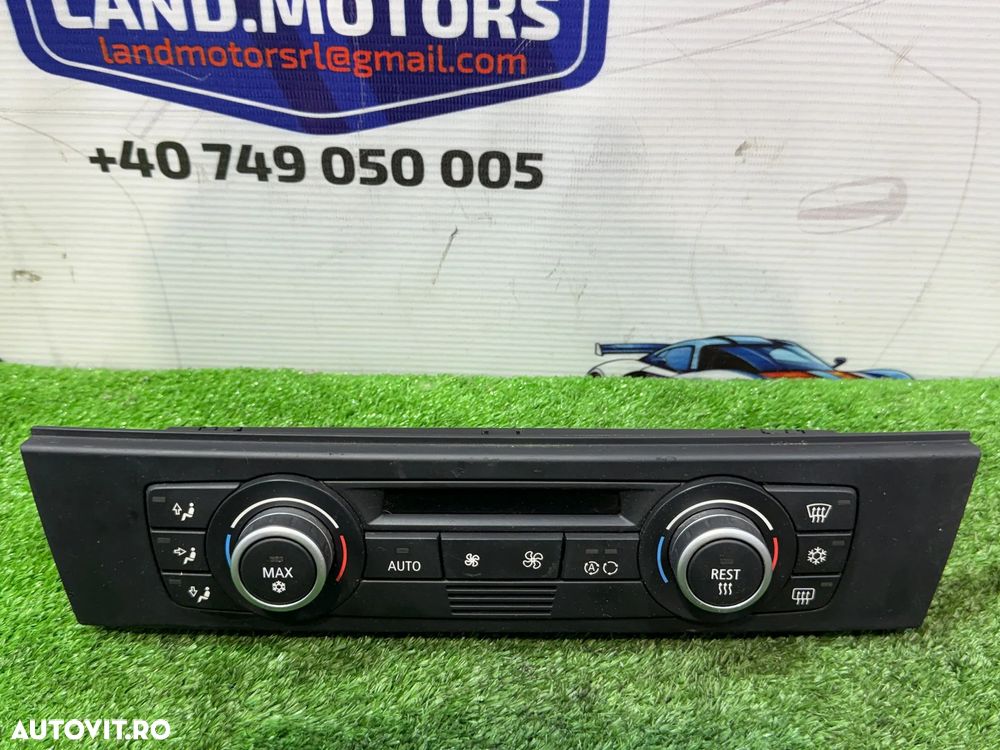 PANOU CENTRAL COMANDA CLIMA BMW 318I SERIA 3 E90 LCI 2.0 BENZINA 2008 COD OEM 64119182287 2011-2019 - 2