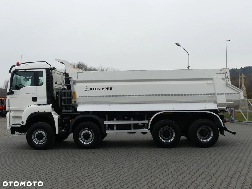 MAN TGS 41.470 / 8x8 / WYWROTKA KH-KIPPER / MANUAL / NISKI PRZEBIEG / - 6