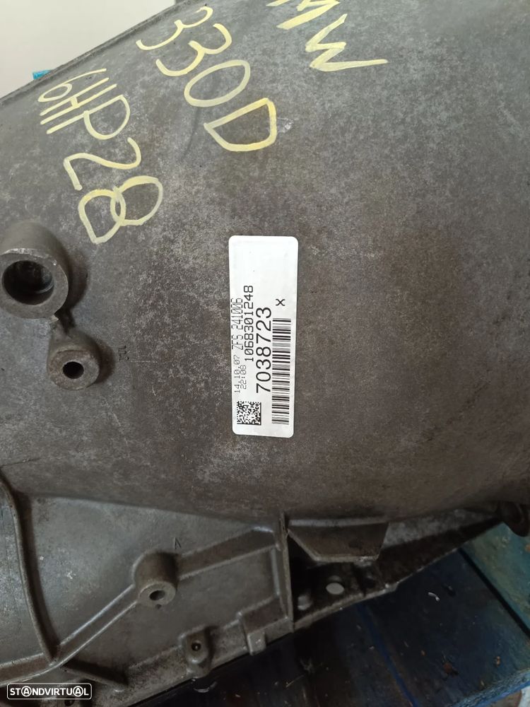 Motor Bmw 330D 231cv E90 M57 306D3 bloco aluminio caixa velocidades 6HP28 024WFC - 12
