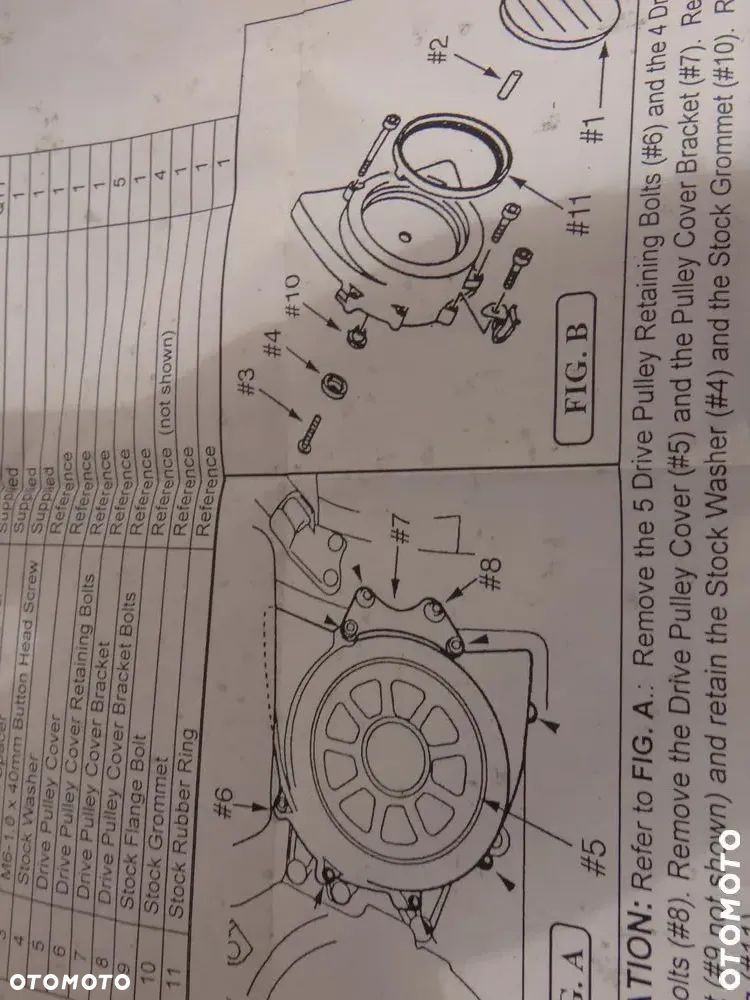 YAMAHA XV 1600 1700 ROAD STAR POKRYWA NAKŁADKA OSŁONA KOŁA PASOWEGO PULEJA Y077 - 9