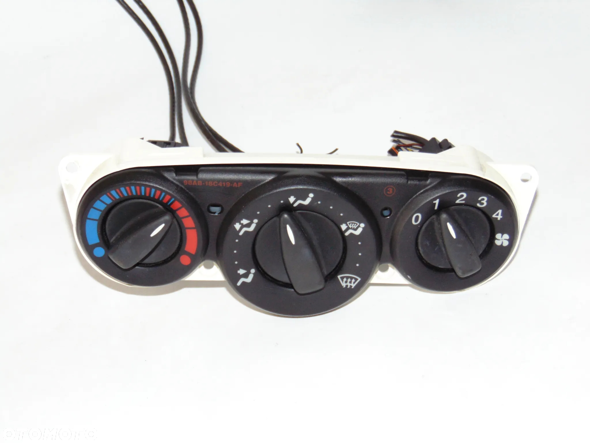 ORYGINAŁ panel przełącznik nawiewu sterowania powietrza linki linka 98AB-18C419-AF Ford Focus MK1 98-01r - 2