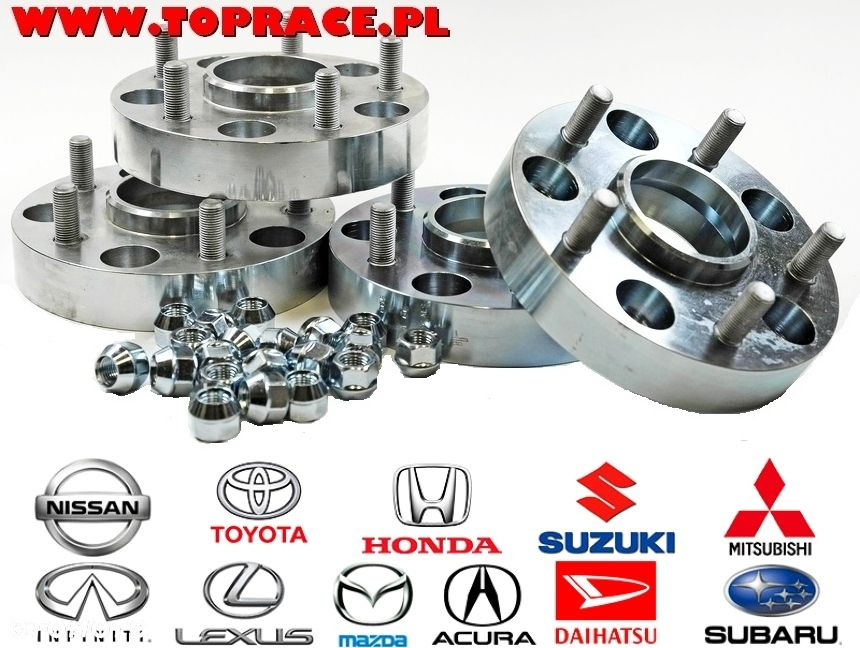 DYSTANSE ADAPTERY DO KÓŁ Subaru Forester Impreza Outback Legacy 5x100 5x114,3 NOWE! FVAT! - 4