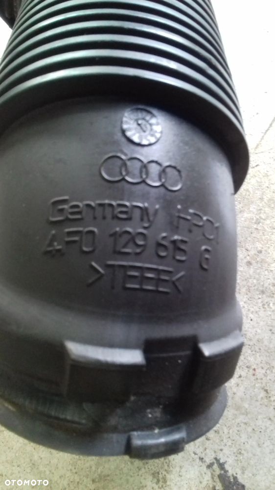 rura przewód dolot powietrza 4F0129615G 059129955AM A6 C6 2.7 TDI - 3