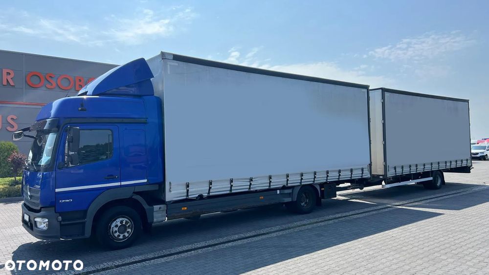 Mercedes-Benz ATEGO 1230 BIG SPACE FIRANKA PLANDEKA ZESTAW PRZESTRZENNY PRZEJAZDOWY - 2
