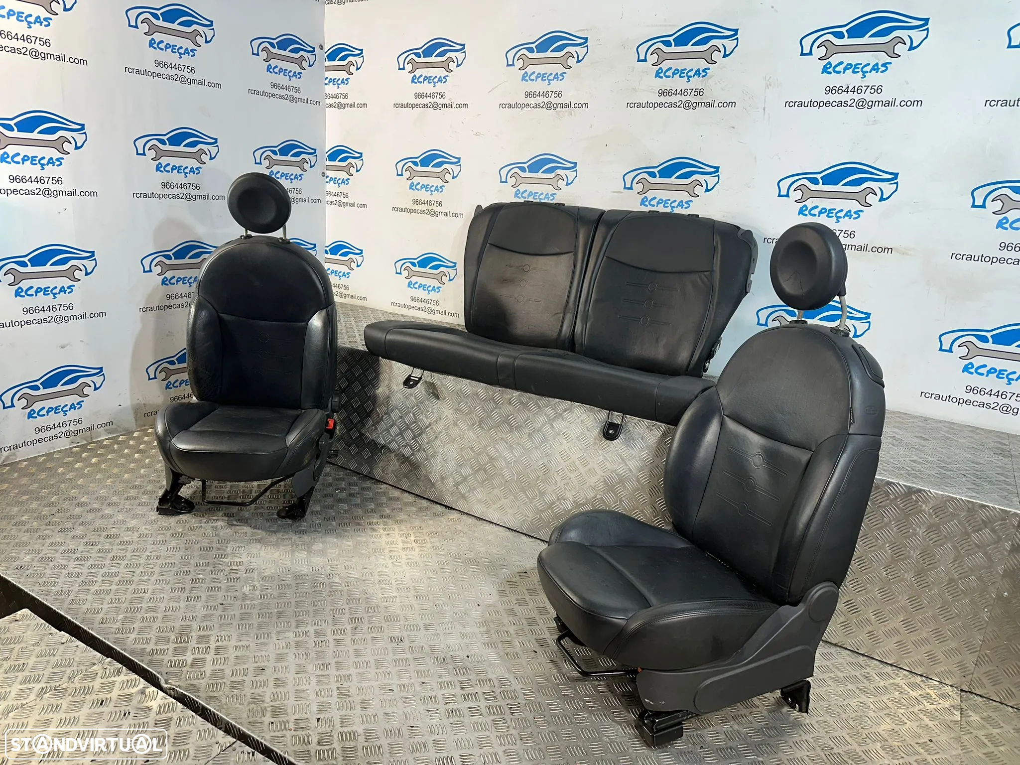 Conjunto Bancos Pele Fiat 500 312 2007 - Presente - 4