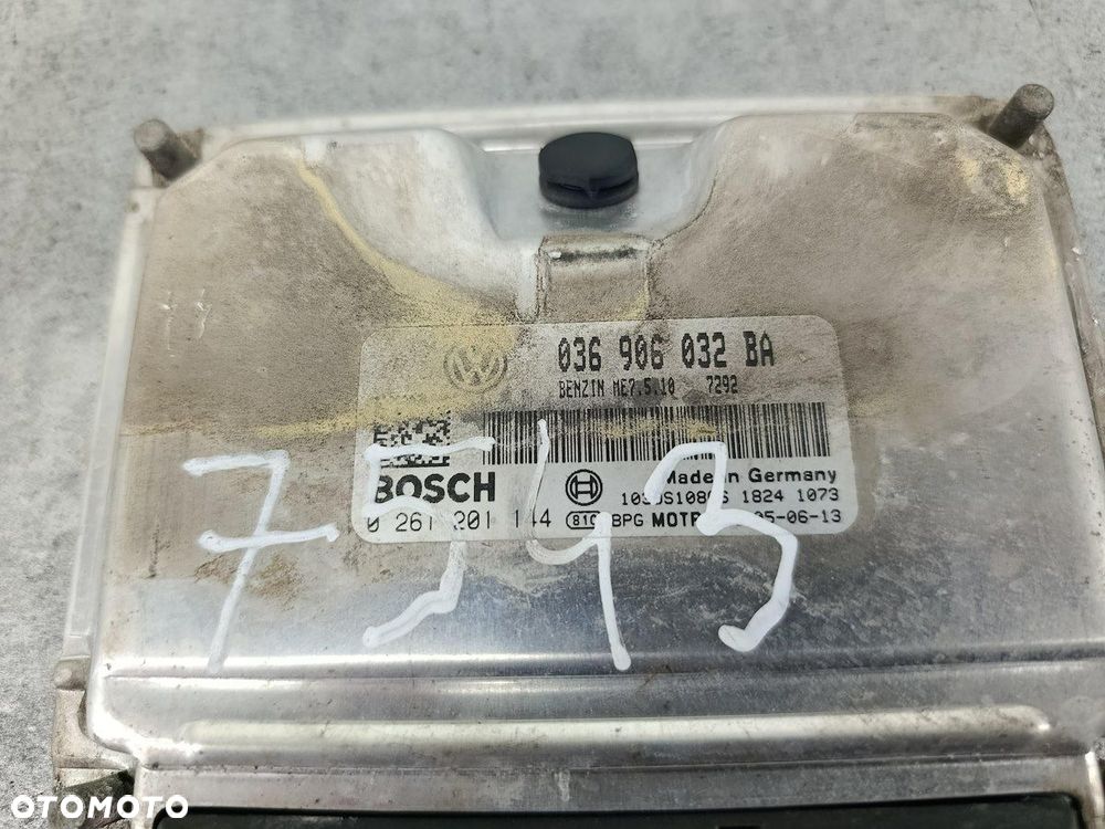 KOMPUTER, STEROWNIK VW GOLF V 036906032BA 0261201144  BOSCH 1.4 16V - 4