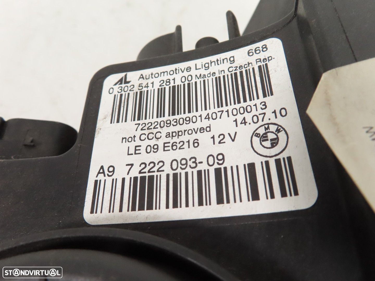 Conjunto faróis  Xénon Direcionais  "USA" Seminovo/ Original BMW 6 Convertible (... - 11