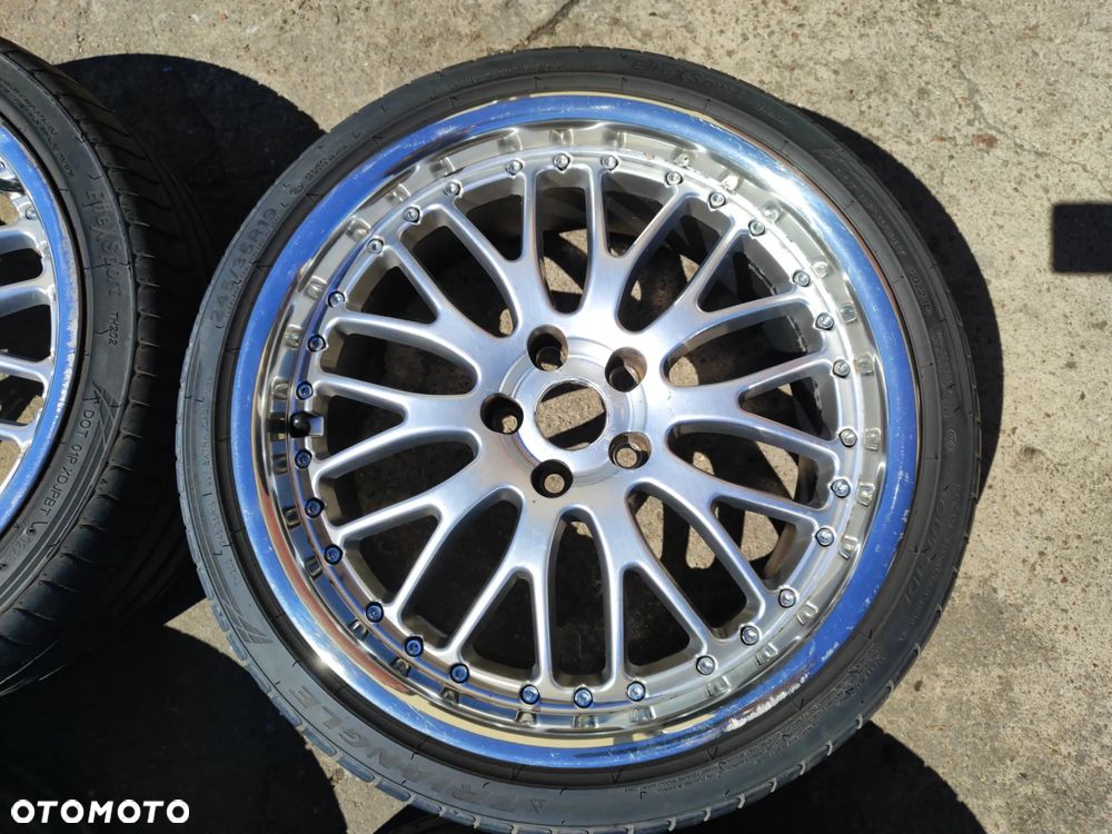 Alufelgi 19" Larzon Panamera 5x112 dwie szerokości 8.5" 9.5" chromowany rant Audi BMW Mercedes Volkswagen Skoda Seat 245/35/19 275/30/19 - 5