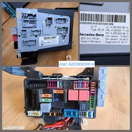 Ceasuri bord modul control lumini amplificator antena SAM confort tablou sigurante Range Rover Audi BMW Mercedes - 7