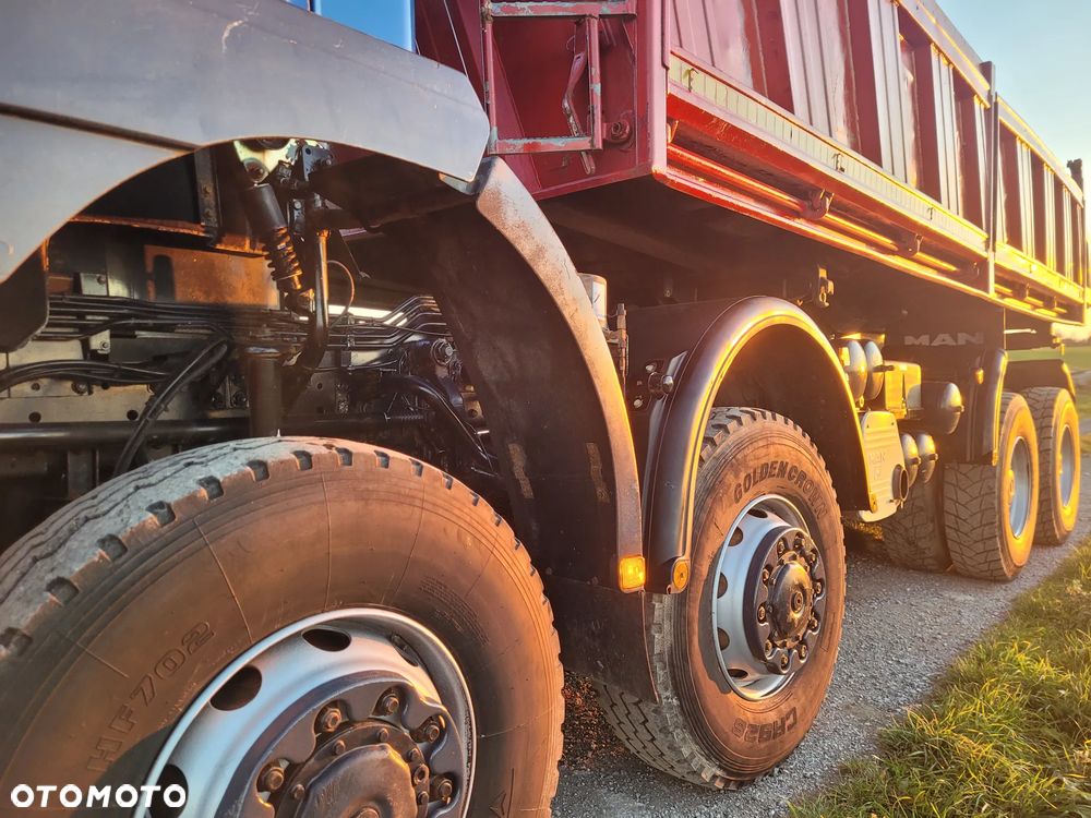 MAN 35.410 8x8 F2000 pojazd specjalistyczny Wywrotka 3-Stronna stan BDB - 7