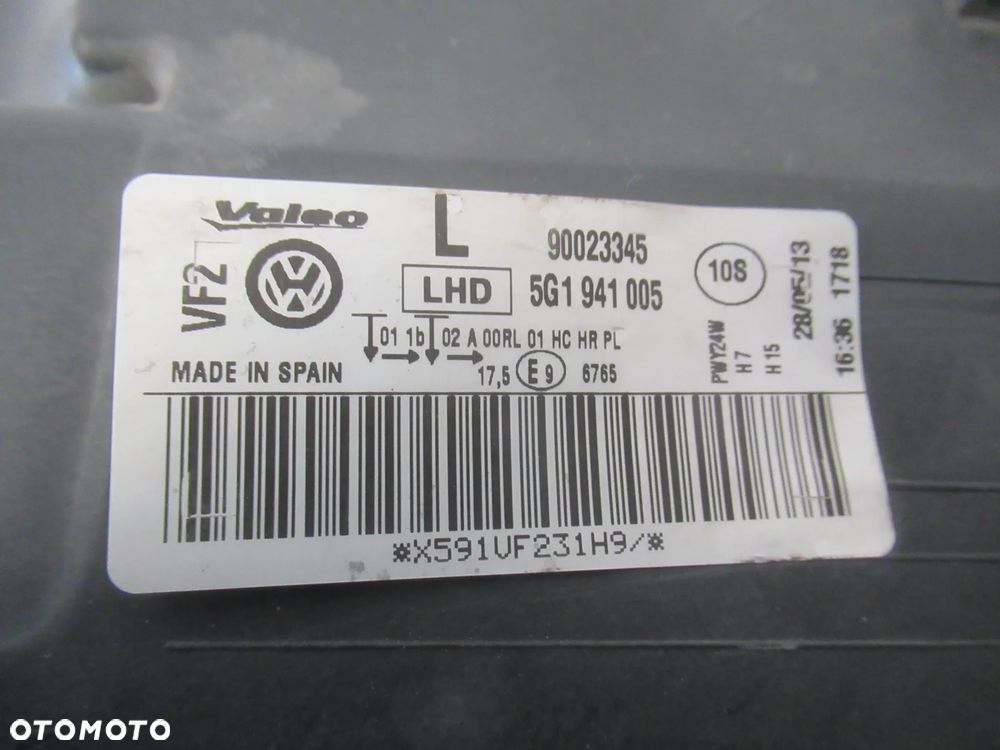LAMPA PRZEDNIA PRZÓD LEWA VW GOLF VII 7 5G1 2012-2016 - 14