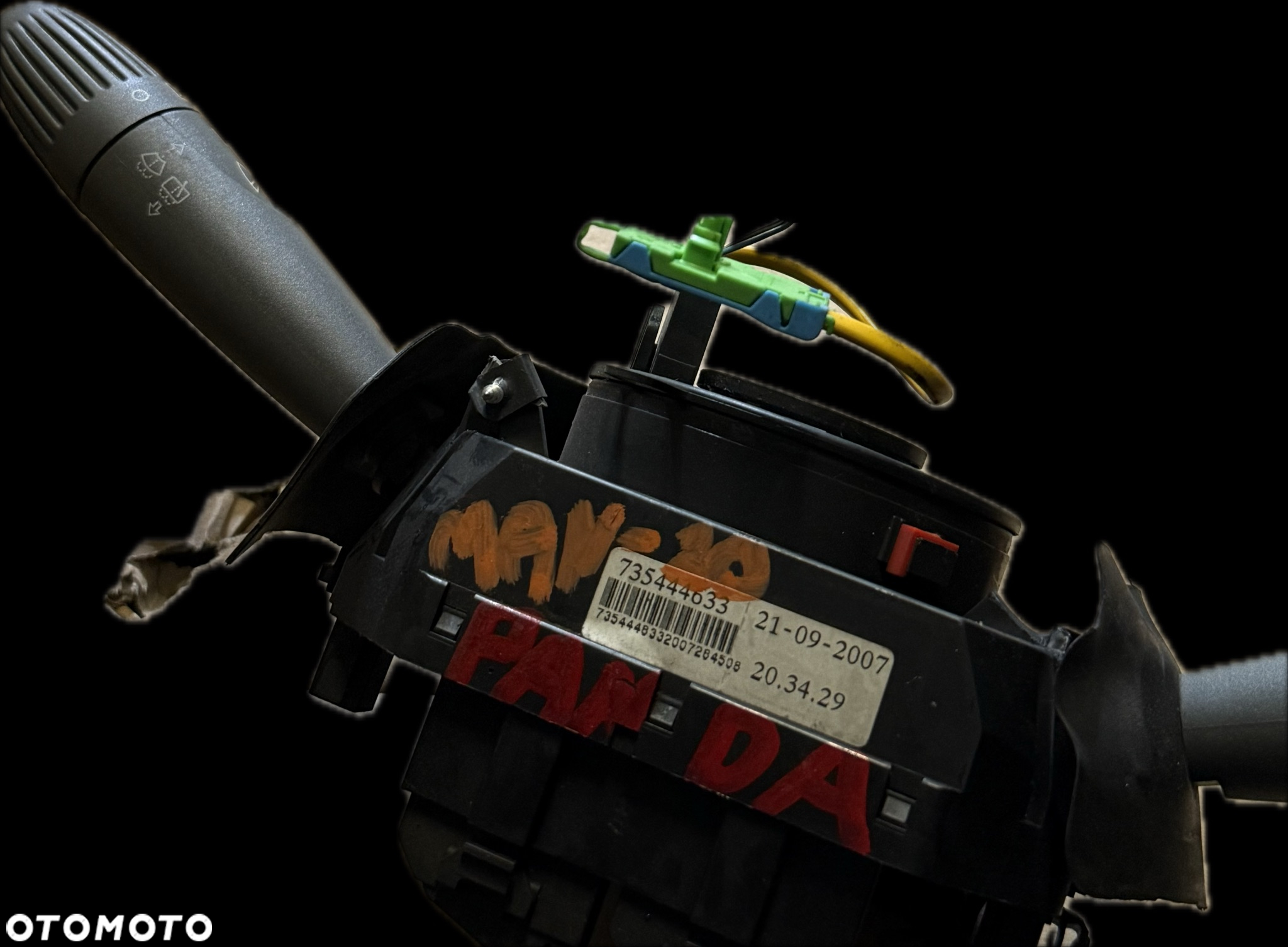 Manetka Przełącznik zespolony Taśma Airbag Fiat Panda 2 II 735444633 - 3