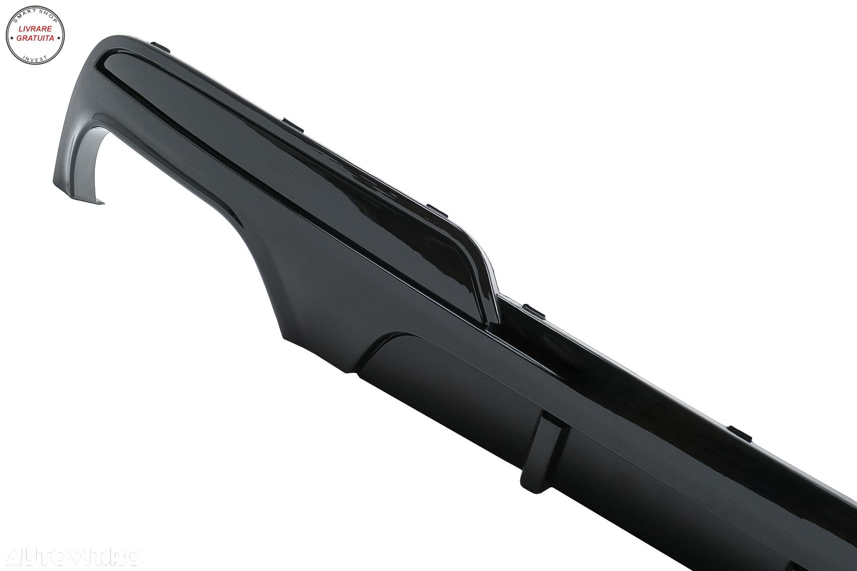 Difuzor de aer cu evacuare dubla stanga BMW Seria 5 F10 F11 (2011-2017) M-Performa- livrare gratuita - 3