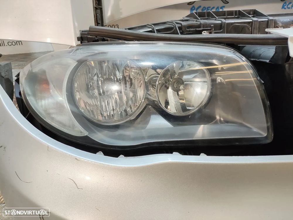 FRENTE COMPLETA BMW SERIE 1 E87 E81 PACK M CAPOT PARACHOQUES SENSORES GUARDA-LAMAS OTICAS RADIADOR VENTILADOR FRENTE FIBRA REFORÇO - 19