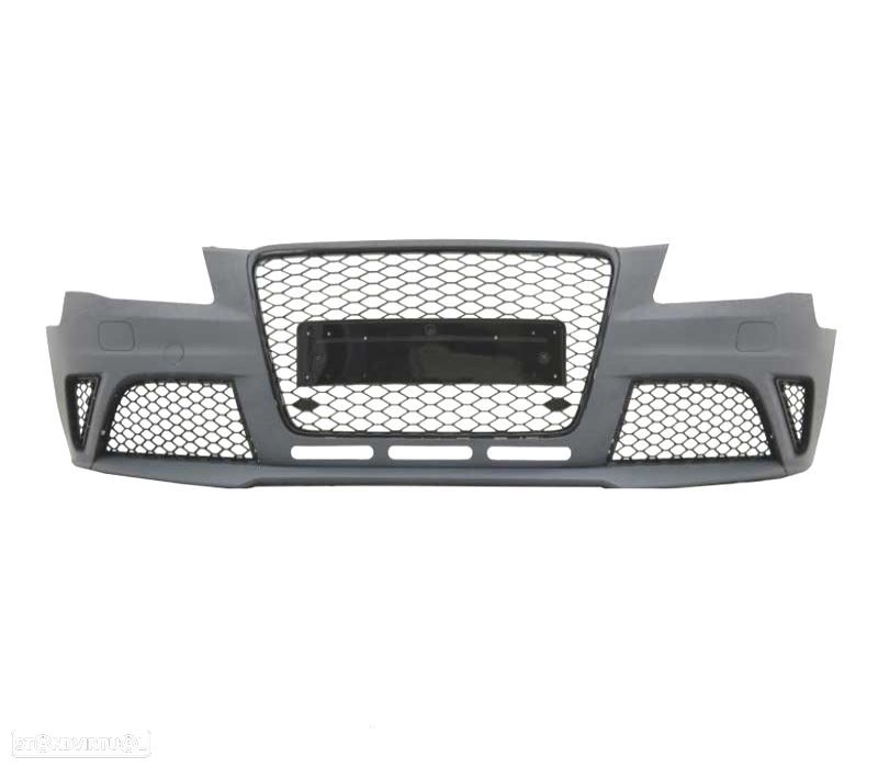 PARA-CHOQUES FRONTAL AUDI A4 B8 08-11 LOOK RS4 GRELHA PRETA SRA PDC - 2