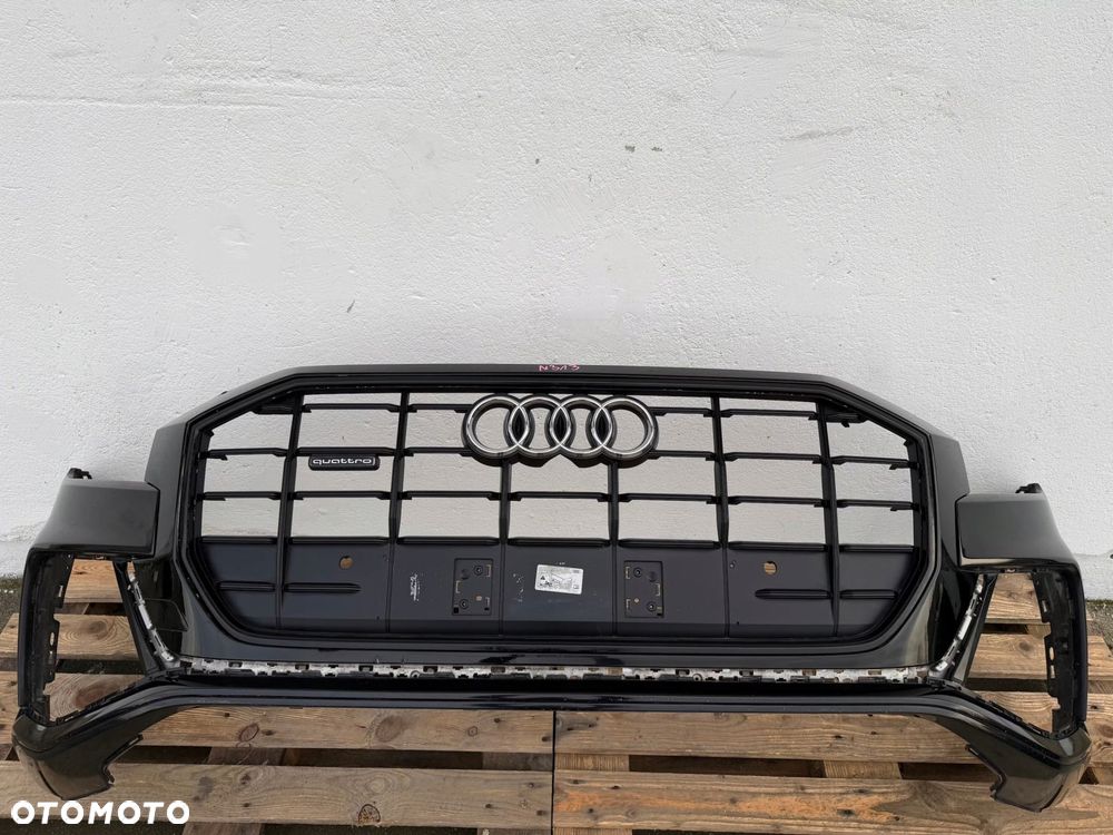 zderzak przód przedni audi q8 4m8 2018- s-line 4m8807437d + grill atrapa - 1