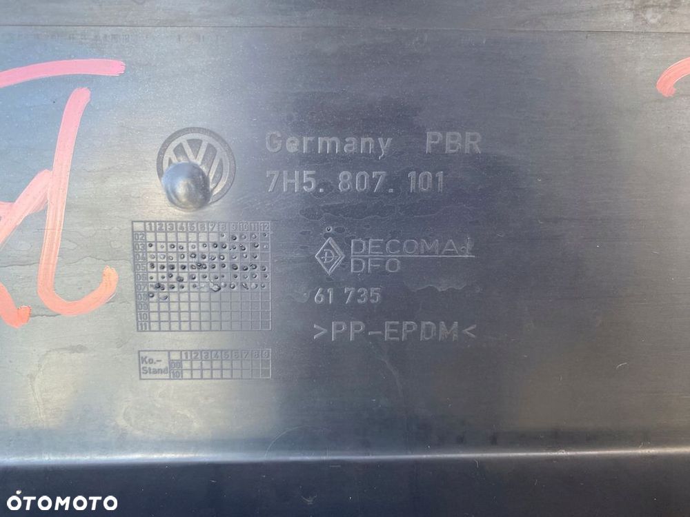 VW T5 MULTIVAN CARAVELLE zderzak przedni PDC CZUJNIKI przód KOMPLETNY LD7U - 12