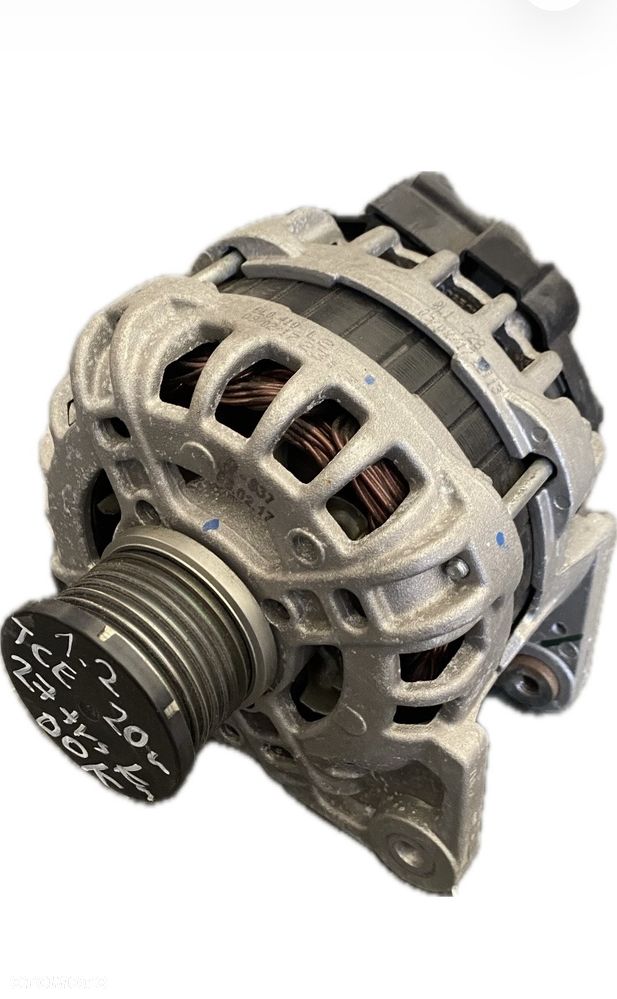 DACIA DOKKER LODGY 1.2 TCE  JAK NOWY ! ! ! ORYGINALNY ALTERNATOR SANDERO 0.9 TCE RENAULT CAPTUR 1 I Clio IV 4 1.2tce  0.9tce 231008593R - 4