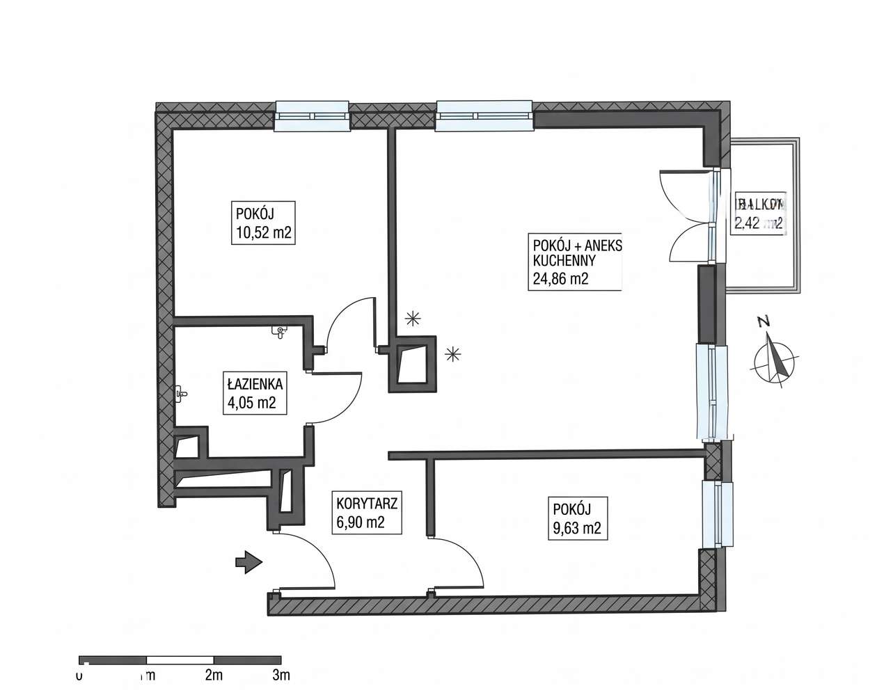 3 pokoje | 56 m² | Woronicza 32 | garaż | balkonI metro