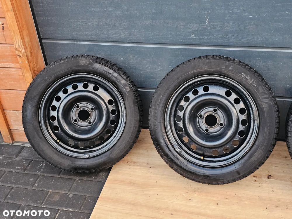 KOŁA FELGI STALOWE OPONY ZIMOWE 14 CALI OPEL ASTRA G H MERIVA A CORSA C D 4X100 185/70/14 ET39 - 3