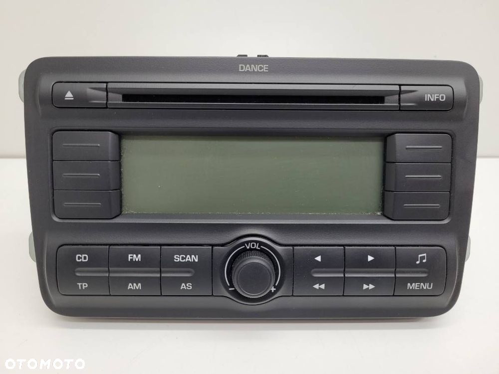 RADIO ODTWARZACZ CD SKODA FABIA II 5J0035161A - 1