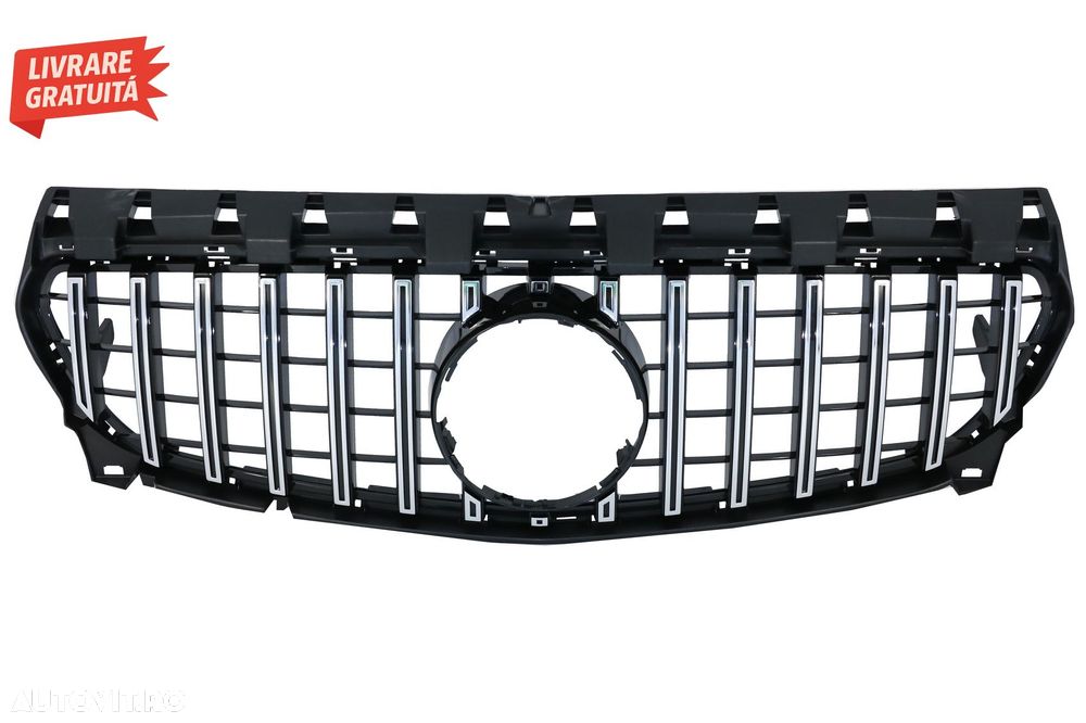 Grila Centrala Mercedes CLA C117 X117 W117 Facelift (2016-2018) CLA45 GT-R Panamer- livrare gratuita - 1