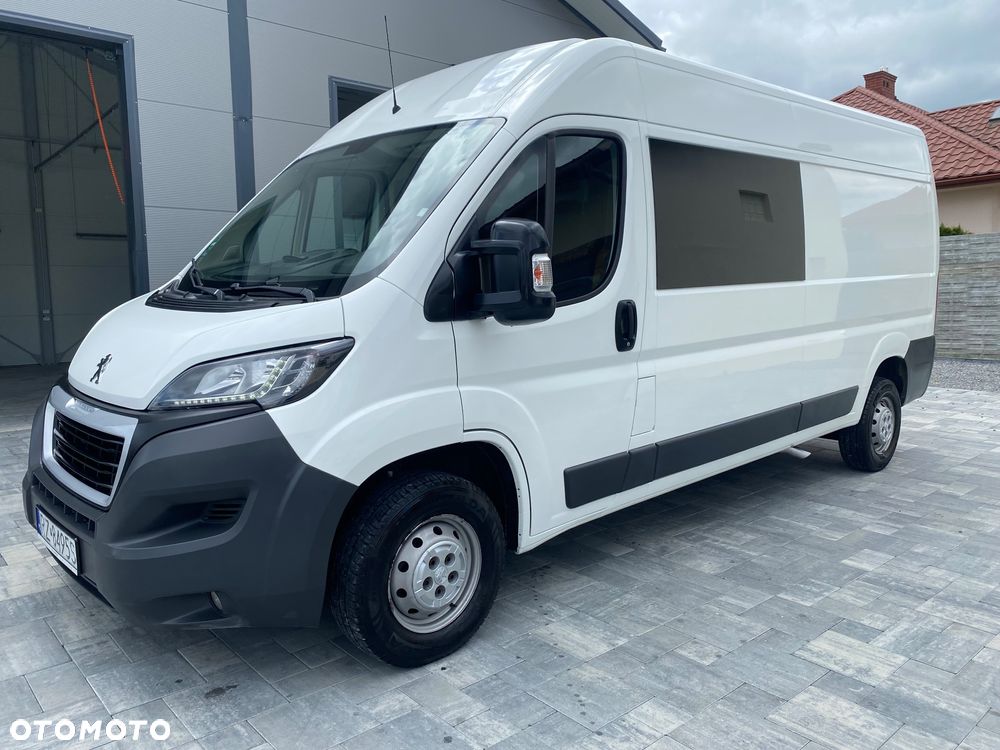 Peugeot BOXER, brygadowy, 7-osobowy, L3H2, zakupiony w salonie w Rzeszowie, bezwypadkowy - 1