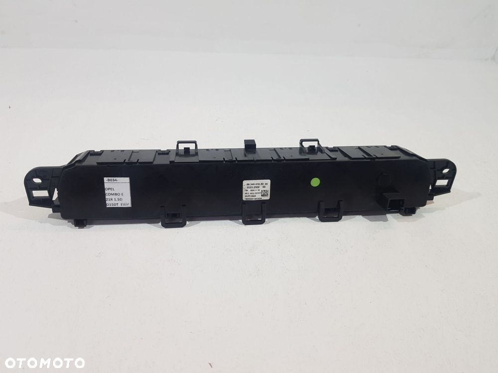 panel nawiewu klimatyzacji 98340416zd opel combo e berlingo iv 21r 1.5d eu - 7