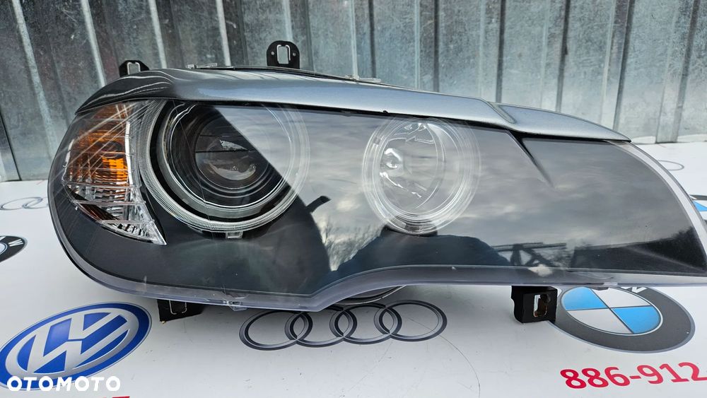 BMW X5 E70 2006-2010 Kompletny reflektor prawy Lampa prawa ZWYKŁA KOMPLETNA EUROPA - 4