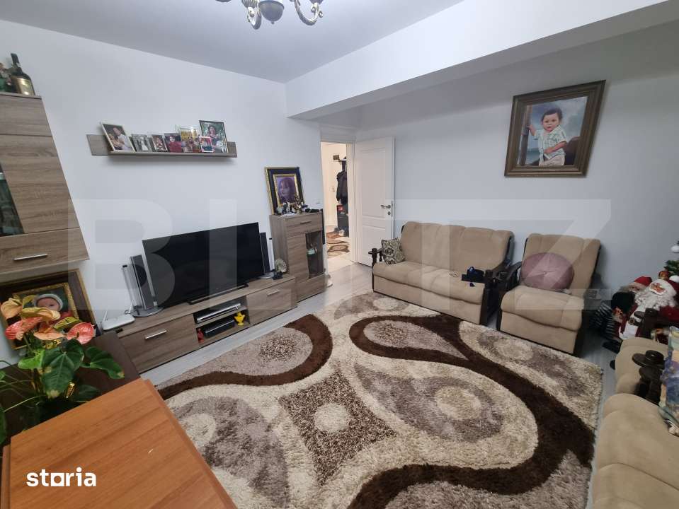 Apartament 3 camere, 76mp, decomandat, bloc nou, Horpaz — fotografia 3