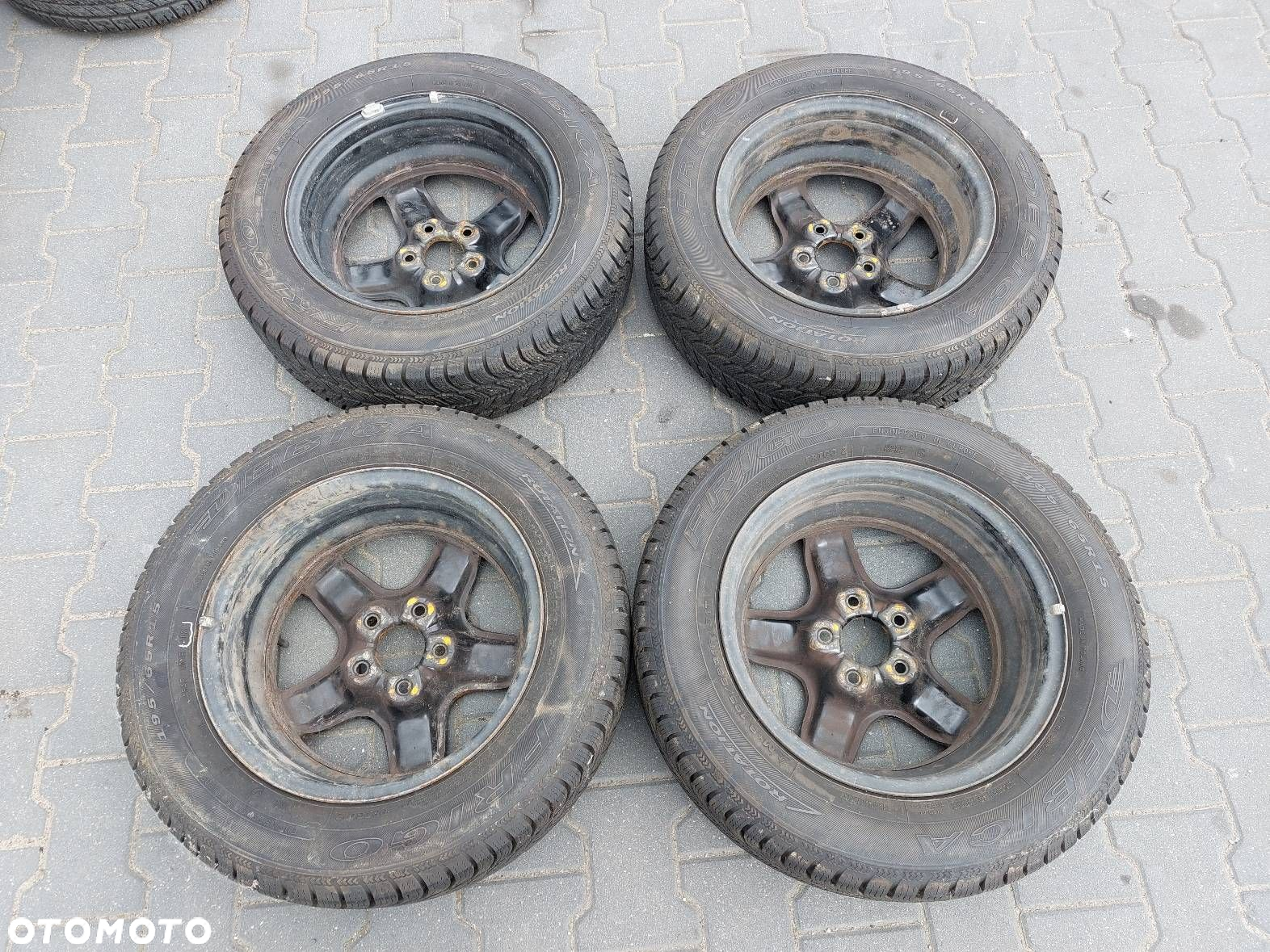 FELGI STALOWE STRUKTURALNE 4 SZT KOMPLET 5x110 6Jx15 ET43 FI65,1 OPEL - 9