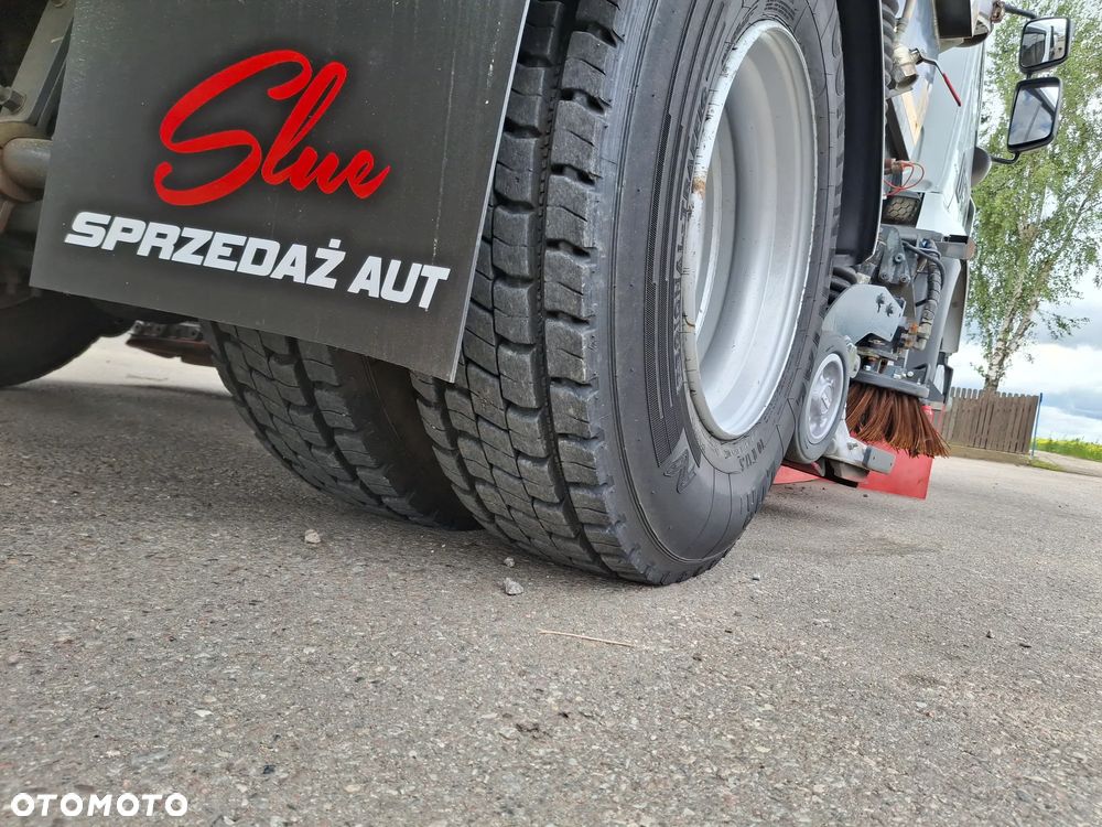 Renault Midlum 220 DXI Zamiatarka SEMAT Zoeller Johnston Szczotki L/R Obie Strony 2013r Napęd Hydrostat 36 tyś Kilometrów 3132 Mth Euro 5 Rura Do Liści Studzienek - 6
