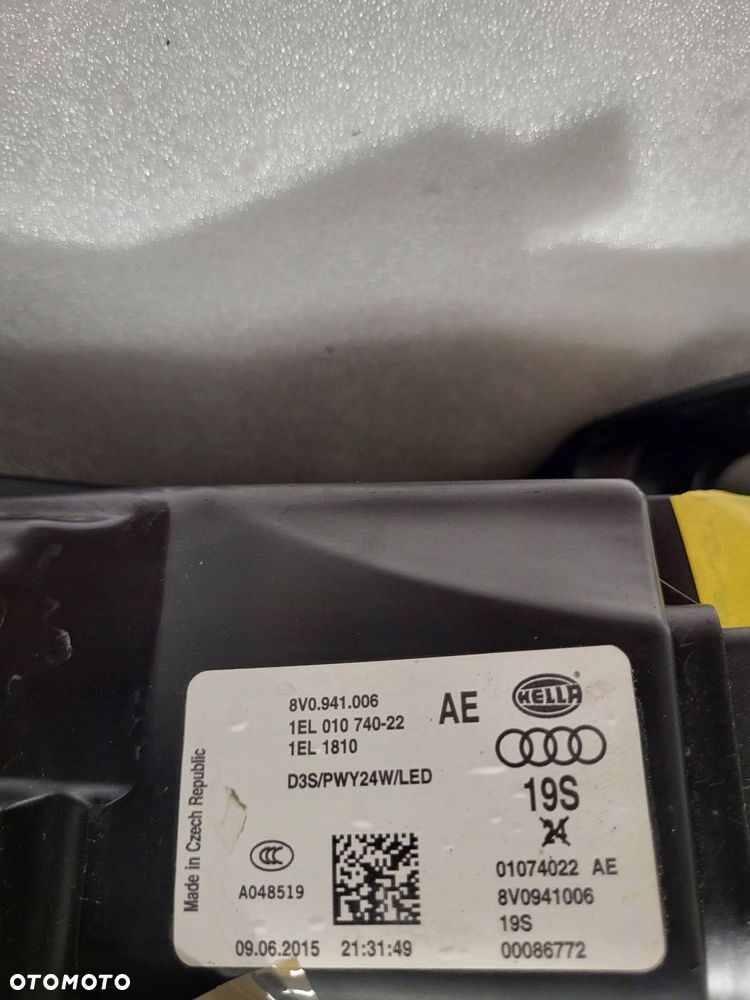 audi a3 8v sm xenon przód strona prawa 8v0941006 - 6