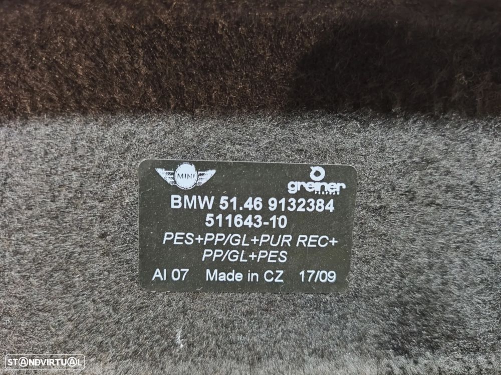 CHAPELEIRA CORTINA MALA MINI COOPER R57 LCI 51469132384 9132384 - 8