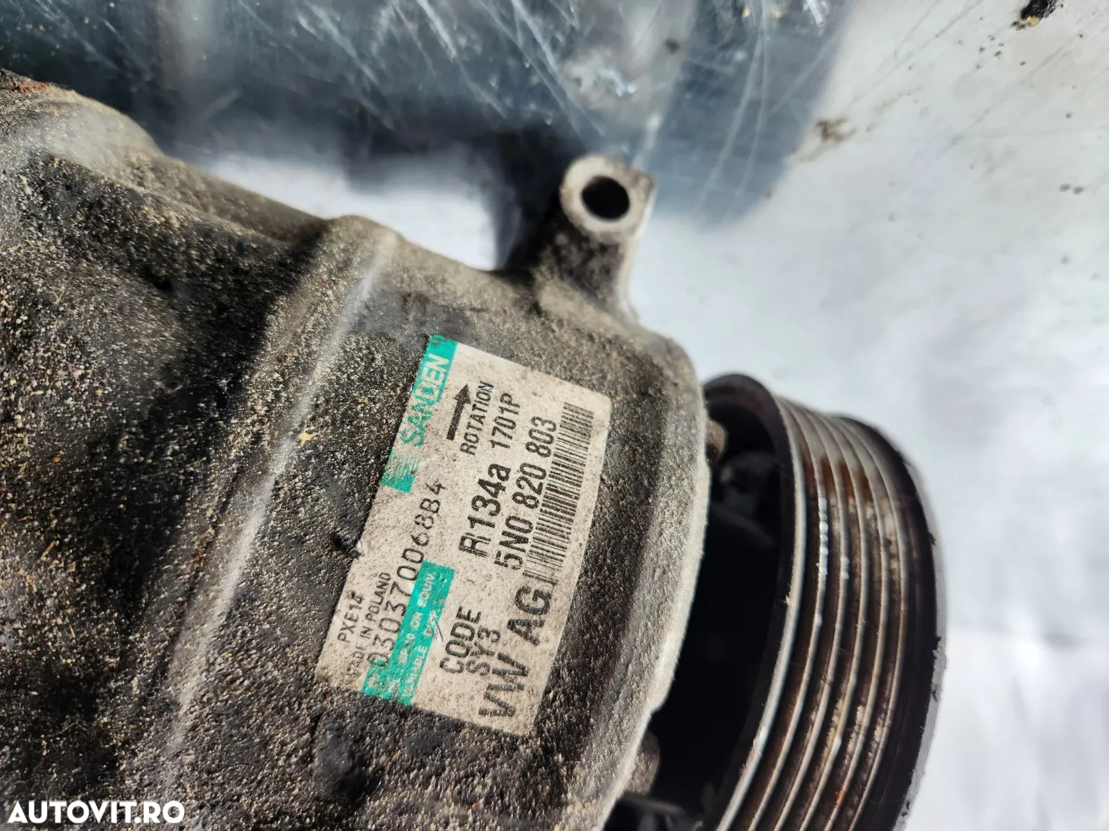 Compresor Clima Vw Passat Golf Jetta Caddy Touran Seat Altea Leon Skoda Octavia Audi 2.0 Tdi Cod 5N - 7
