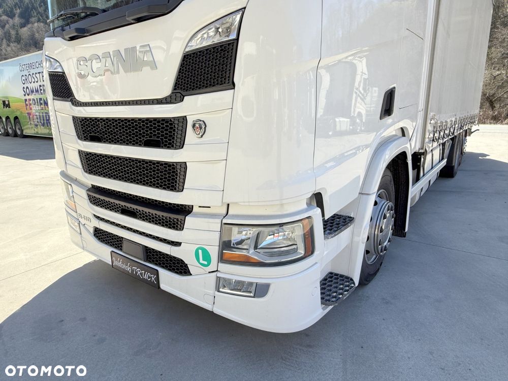 Scania R410 // 6x2 // 7,7m // Wózek Palfinger F3-203PX // Zawiesie // Dach podnoszony // Oś podnoszona // - 9