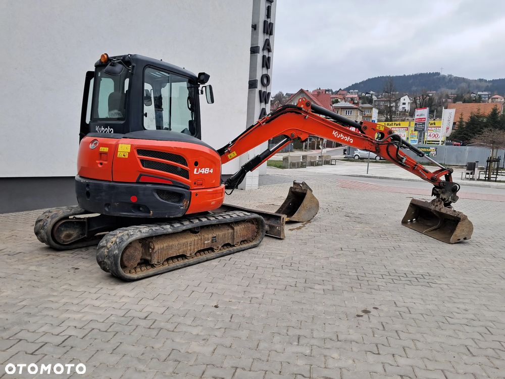 Kubota u48-4 waga 5t TON skarpówka hydrauliczna * 2019r * sprawne oświetlenie  *dodatkowe linie hydrauliczne 2 łyżki lusterka minikoparka u55 kx57 u50 instrukcja PL Red KEY Yanmar Cat JCB Tekeuchi Kubota - 13