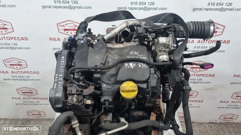 Motor Completo Nissan Juke F15 1.5 110cv DCI Ref K9k636 - 1