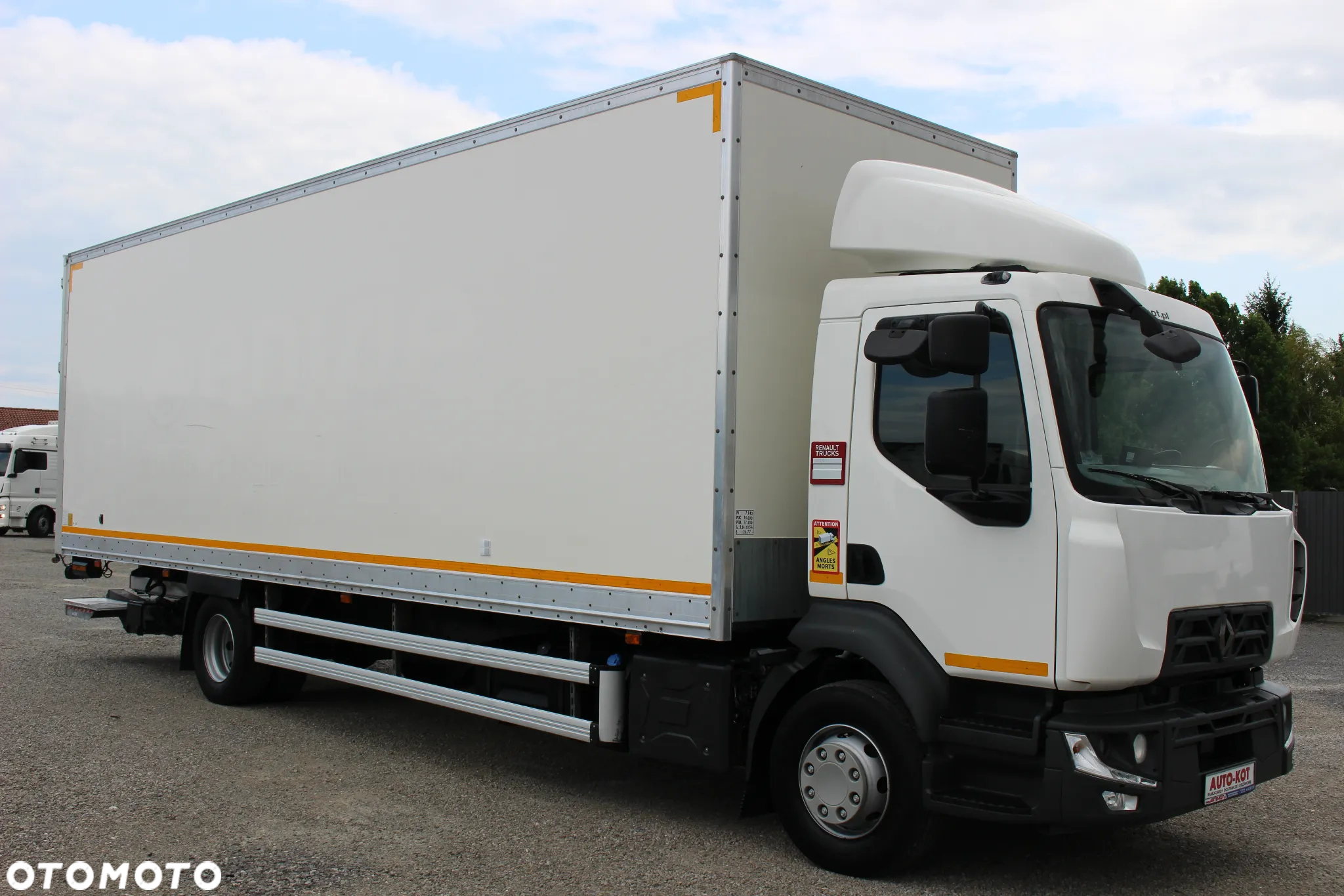 Renault D14 *240KM*/ KONTENER + WINDA /21 PALET / KLIMA / OPONY 80%/SERWIS FR/ SUPER STAN / - 3