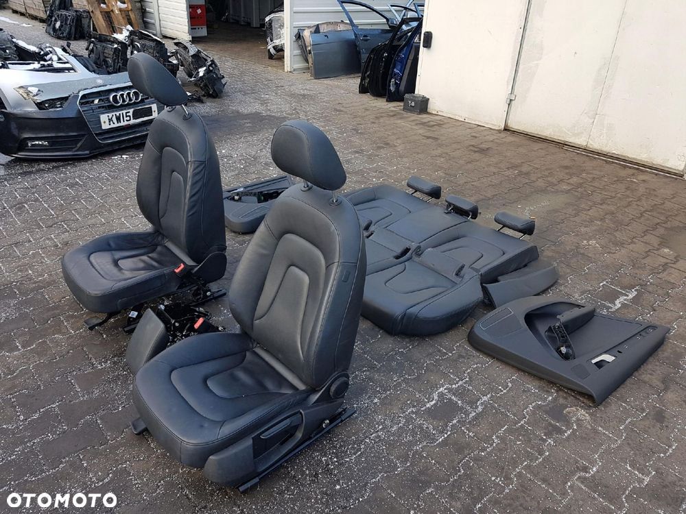 AUDI A4 B8 LIFT SEDAN FOTELE KANAPA SKÓRZANE - 4