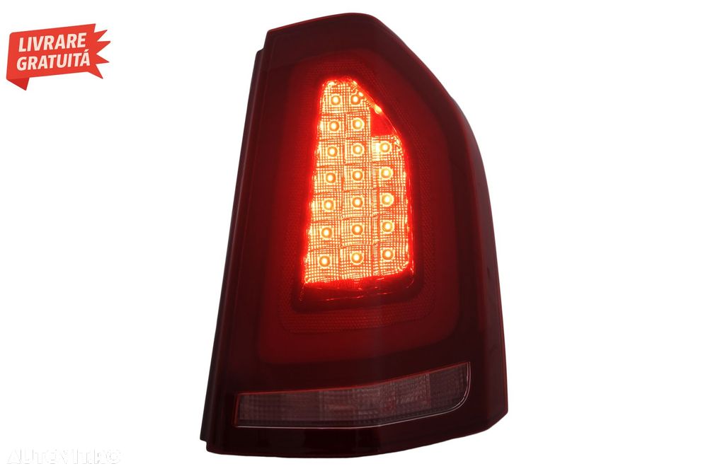 Stopuri LED Chrysler 300 LD Lancia Thema (2011-2014) Rosu cu Pornire Dinamica- livrare gratuita - 8