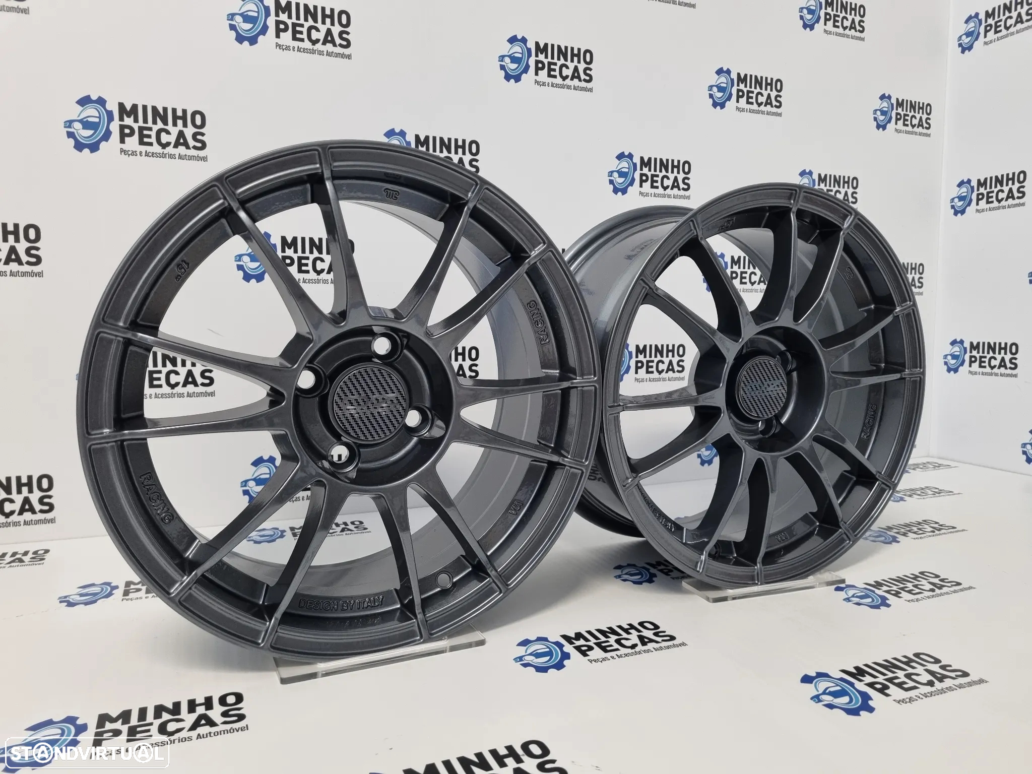 Jantes Look OZ Ultraleggera em 15 (4x100) GunMetal - 3